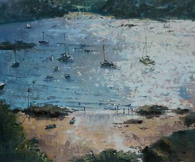 Boats in Salcombe Bay